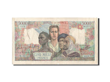 France, 5000 Francs, 5 000 F 1942-1947 ''Empire Français'', 1940, KM #103c, 1...