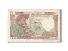 Banknote, France, 50 Francs, 50 F 1940-1942 ''Jacques Coeur'', 1941, 1941-05-15