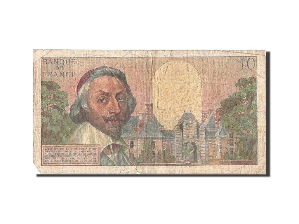 France, 10 Nouveaux Francs, 10 NF 1959-1963 ''Richelieu'', 1960, KM #142a,...