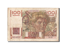 France, 100 Francs, 100 F 1945-1954 ''Jeune Paysan'', 1940, KM #128a,...