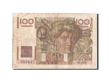 France, 100 Francs, 100 F 1945-1954 ''Jeune Paysan'', 1953, KM #128d,...