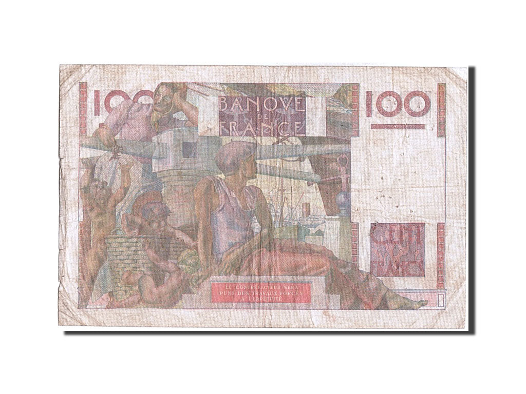 France, 100 Francs, 100 F 1945-1954 ''Jeune Paysan'', 1949, KM #128b,...