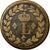 Moneda, Francia, Louis XVIII, Decime, 1814, Strasbourg, BC+, Bronce