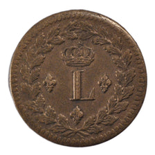 Moneta, Francia, Louis XVIII, Decime, 1814, Strasbourg, SPL-, Bronzo