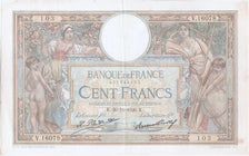 Banknote, France, 100 Francs, 100 F 1908-1939 ''Luc Olivier Merson'', 1926