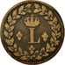 Coin, France, Louis XVIII, Decime, 1815, Strasbourg, VF(20-25), Bronze