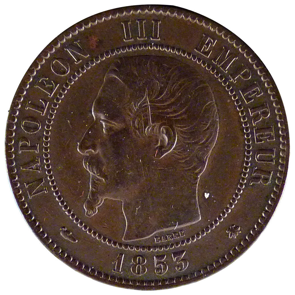 Second Empire, 10 Centimes Napoléon III