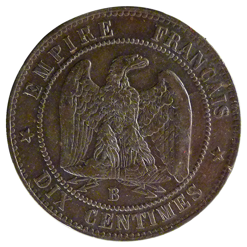 Second Empire, 10 Centimes Napoléon III