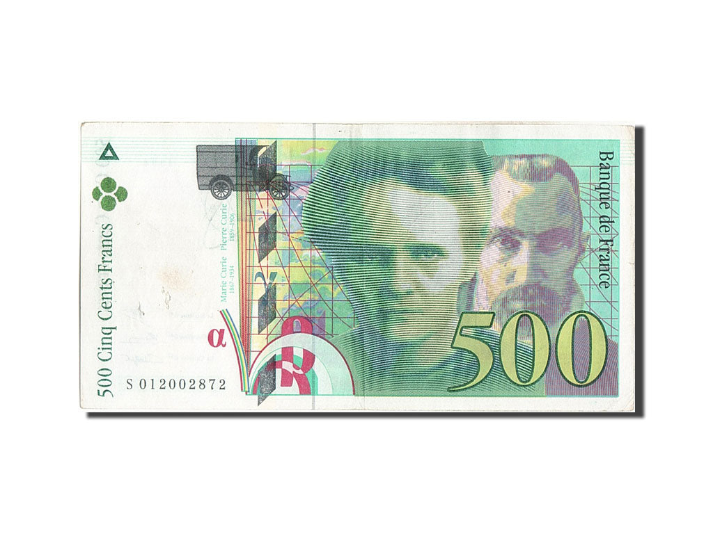 France, 500 Francs, 500 F 1994-2000 ''Pierre et Marie Curie'', 1994, KM #160a,..