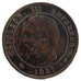 FRANCE, Napoléon III, 10 Centimes, 1857, Paris, AU(50-53), Bronze, Gadoury #248,