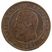 Moneda, Francia, Napoleon III, Napoléon III, 10 Centimes, 1857, Bordeaux, BC+
