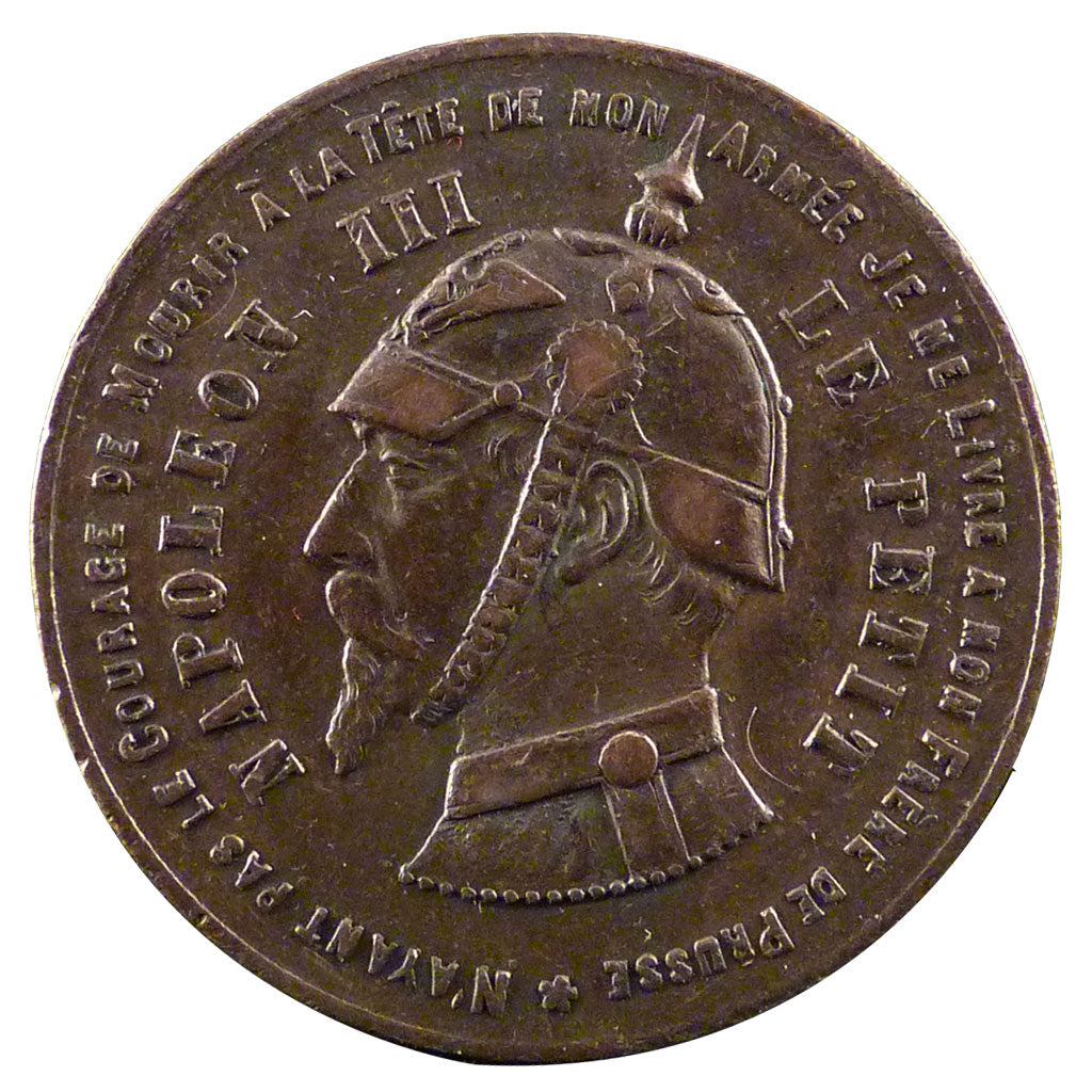 Francia, 10 Centimes, 1870, BB+, Bronzo
