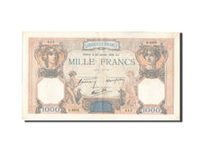 France, 1000 Francs, 1 000 F 1927-1940 ''Cérès et Mercure'', 1939, KM #90c, 1...