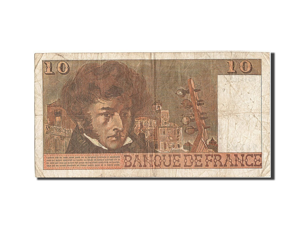 Billete, Francia, 10 Francs, 10 F 1972-1978 ''Berlioz'', 1974, 1974-10-03, BC