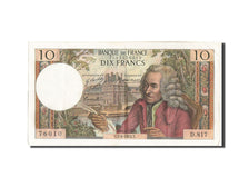 France, 10 Francs, 10 F 1963-1973 ''Voltaire'', 1972, KM #147d, 1972-09-07,...