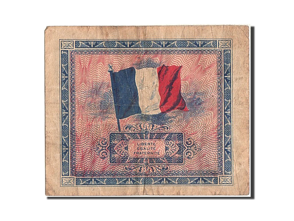 Banknote, France, 10 Francs, 1944 Flag/France, 1944, EF(40-45), Fayette:VF18.1