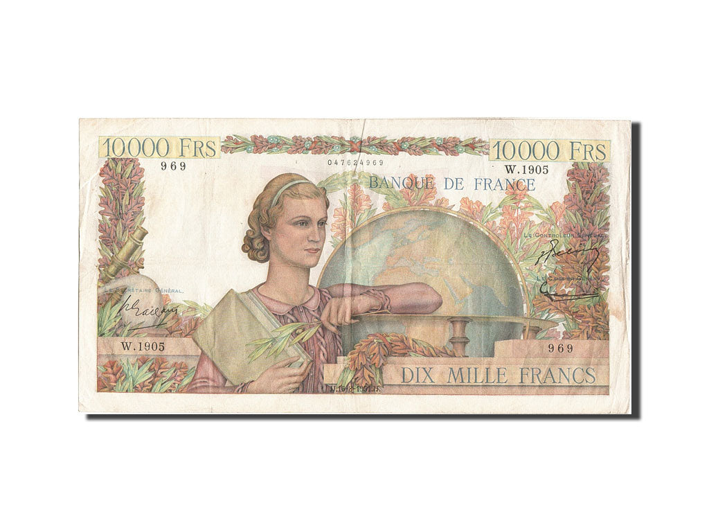 10 000 Francs type Génie Français
