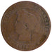 Moneta, Francja, Cérès, 10 Centimes, 1876, Paris, VF(20-25), Bronze