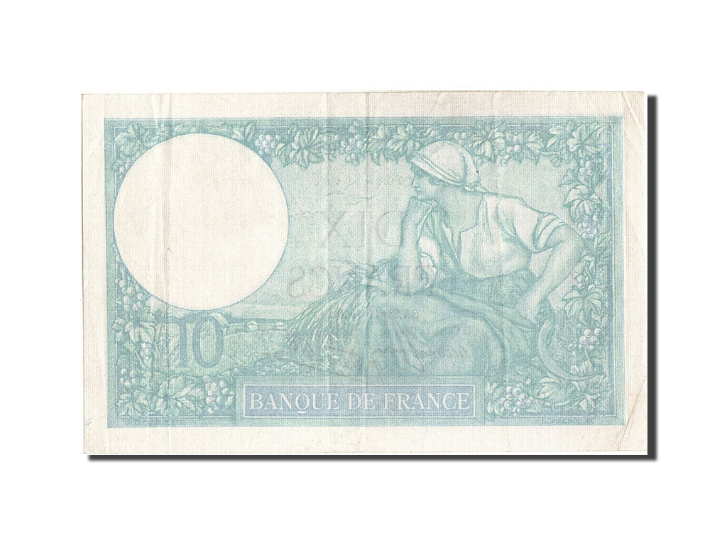 France, 10 Francs, 10 F 1916-1942 ''Minerve'', 1940, KM #84, 1940-11-21,...