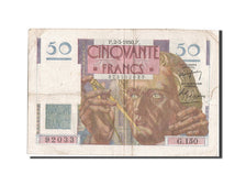 Banknote, France, 50 Francs, 50 F 1946-1951 ''Le Verrier'', 1950, 1950-03-02