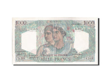Francia, 1000 Francs, 1 000 F 1945-1950 ''Minerve et Hercule'', 1948, KM:130b...