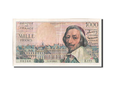 France, 1000 Francs, 1 000 F 1953-1957 ''Richelieu'', 1953, KM #134a,...