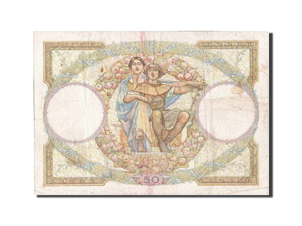 France, 50 Francs, 50 F 1927-1934 ''Luc Olivier Merson'', 1932, KM #80a,...