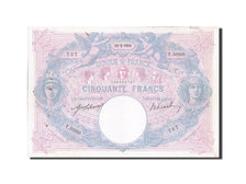 France, 50 Francs, 50 F 1889-1927 ''Bleu et Rose'', 1914, KM #64e, 1914-02-12,..