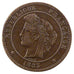 Moneta, Francia, Cérès, 10 Centimes, 1883, Paris, BB+, Bronzo, Gadoury:265a
