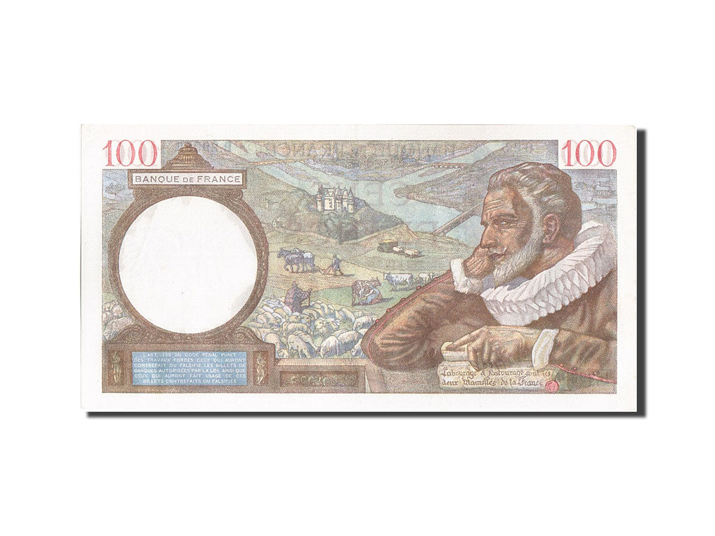 Billete, Francia, 100 Francs, 100 F 1939-1942 ''Sully'', 1942, 1942-04-02, UNC