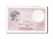 Billete, Francia, 5 Francs, 5 F 1917-1940 ''Violet'', 1939, 1939-09-28, SC