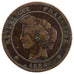 Moneda, Francia, Cérès, 10 Centimes, 1884, Paris, BC+, Bronce, Gadoury:265a