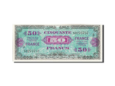 Geldschein, Frankreich, 50 Francs, 1945 Verso France, 1945, UNZ-