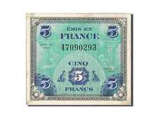 France, 5 Francs, 1944 Flag/France, 1944, KM #115a, VF(30-35), 47090293,...