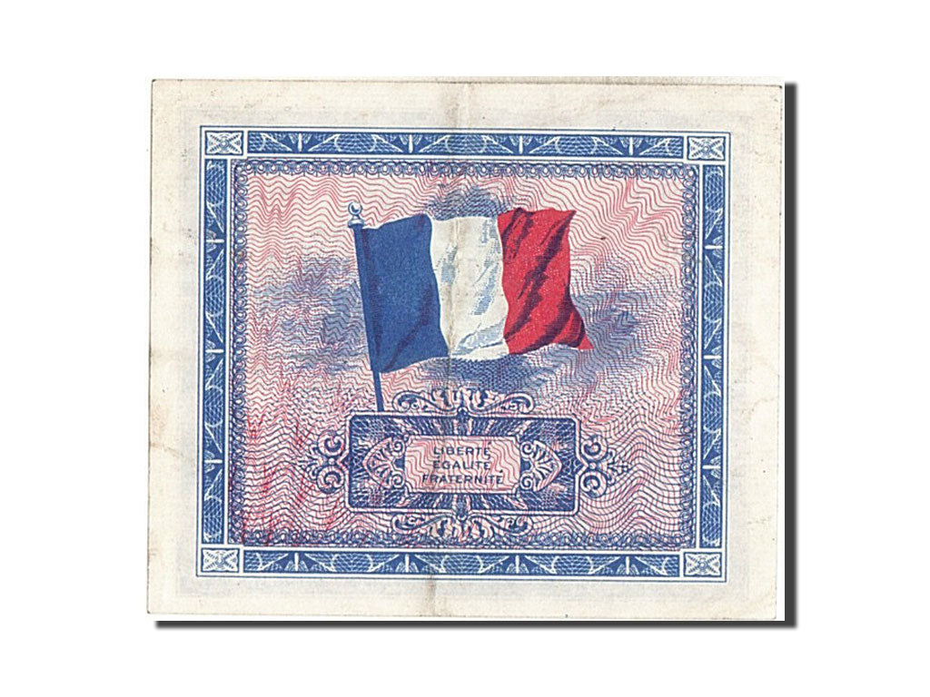 France, 5 Francs, 1944 Flag/France, 1944, KM #115a, EF(40-45), 41641673,...