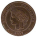 FRANCE, Cérès, 10 Centimes, 1897, Paris, KM #815.1, MS(60-62), Bronze, Gadoury #