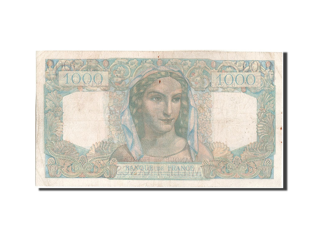 Biljet, Frankrijk, 1000 Francs, 1 000 F 1945-1950 ''Minerve et Hercule'', 1948