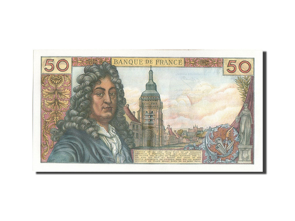 France, 50 Francs, 50 F 1962-1976 ''Racine'', 1974, KM #148d, 1974-09-05,...