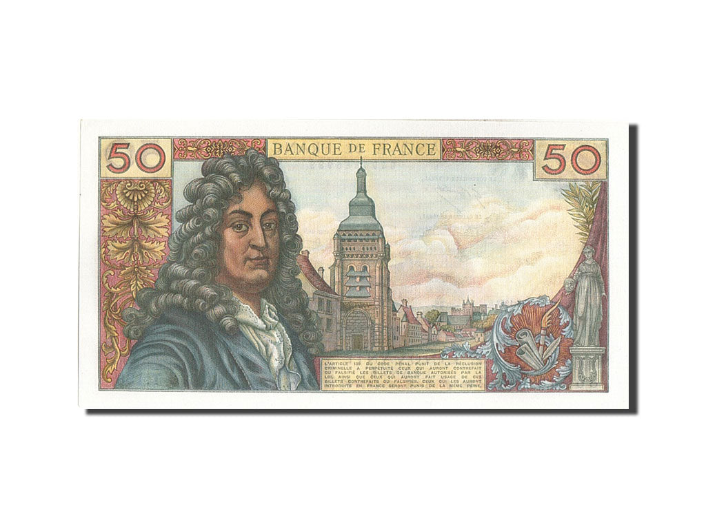 Billete, Francia, 50 Francs, 50 F 1962-1976 ''Racine'', 1972, UNC