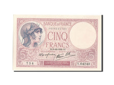 Billet, France, 5 Francs, 5 F 1917-1940 ''Violet'', 1939, 1939-10-05, NEUF