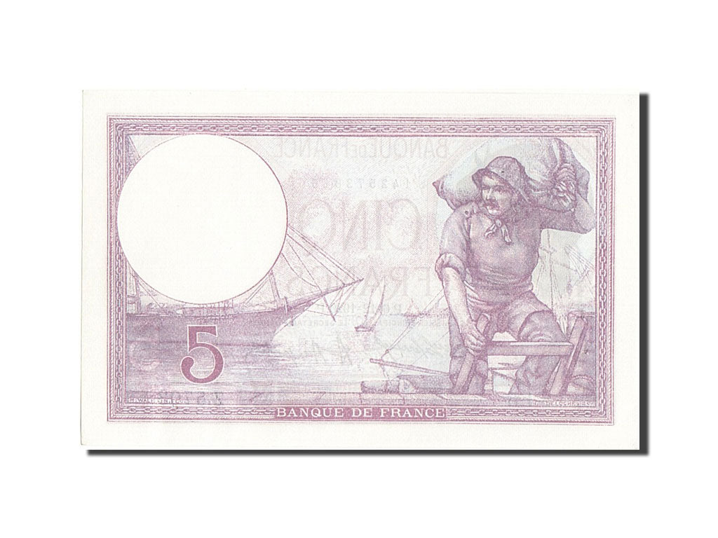 Geldschein, Frankreich, 5 Francs, 5 F 1917-1940 ''Violet'', 1920, 1920-12-06