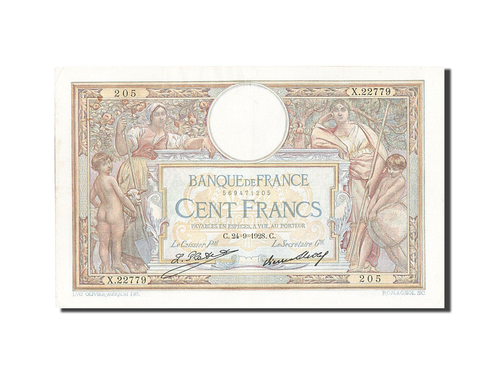 100 Francs type Luc Olivier Merson