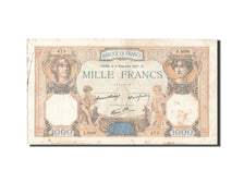 France, 1000 Francs, 1 000 F 1927-1940 ''Cérès et Mercure'', 1937, KM #90b, 1...
