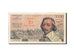 Biljet, Frankrijk, 10 Nouveaux Francs on 1000 Francs, 1955-1959 Overprinted with