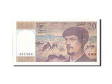 Biljet, Frankrijk, 20 Francs, 20 F 1980-1997 ''Debussy'', 1989, SUP