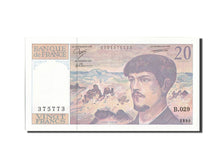 France, 20 Francs, 20 F 1980-1997 ''Debussy'', 1990, KM #151e, UNC(63), B.029,..