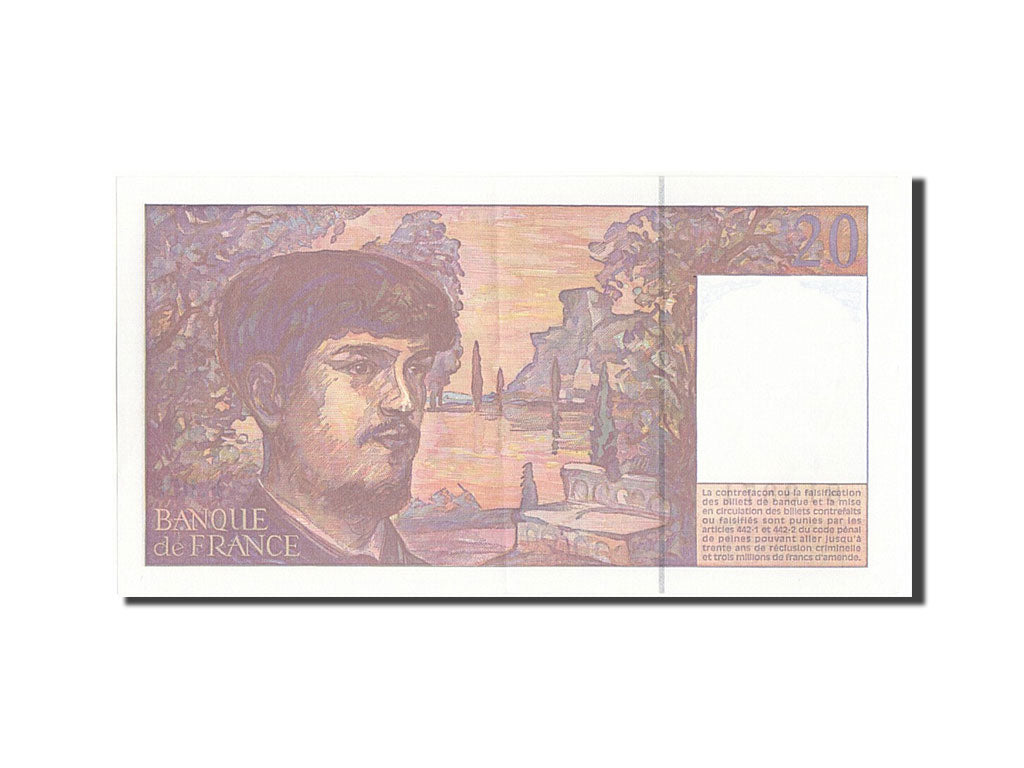 Billet, France, 20 Francs, 20 F 1980-1997 ''Debussy'', 1997, SPL