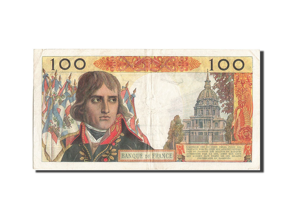 Banknote, France, 100 Nouveaux Francs, 100 NF 1959-1964 ''Bonaparte'', 1963