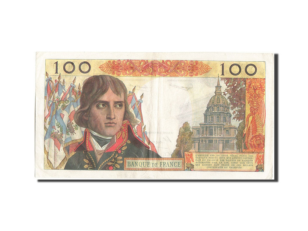 Banconote, Francia, 100 Nouveaux Francs, 100 NF 1959-1964 ''Bonaparte'', 1963