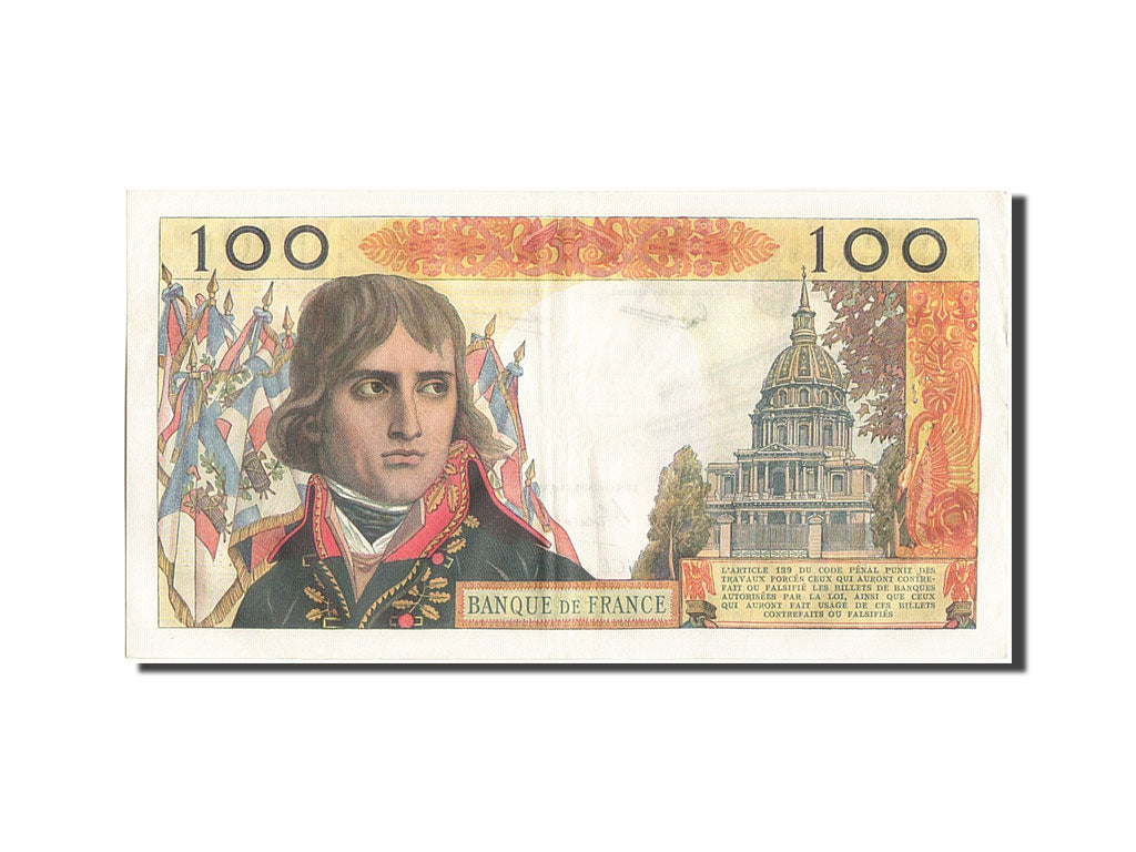 Banknote, France, 100 Nouveaux Francs, 100 NF 1959-1964 ''Bonaparte'', 1963